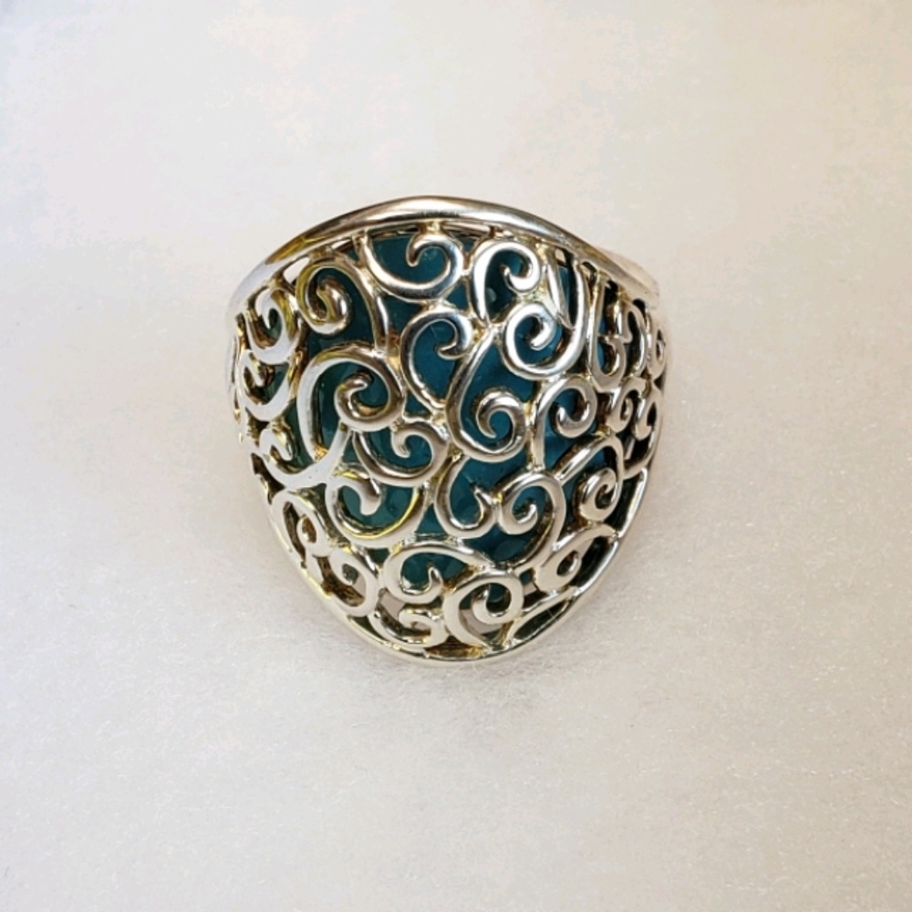 Sterling silver ring - Picture 5 of 7